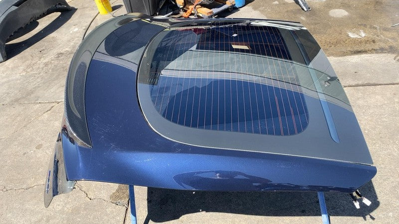 ⭕12-15 Model S Liftgate Trunk Lid Tailgate Hatch Shell Blue PMMB w/ Window Glass