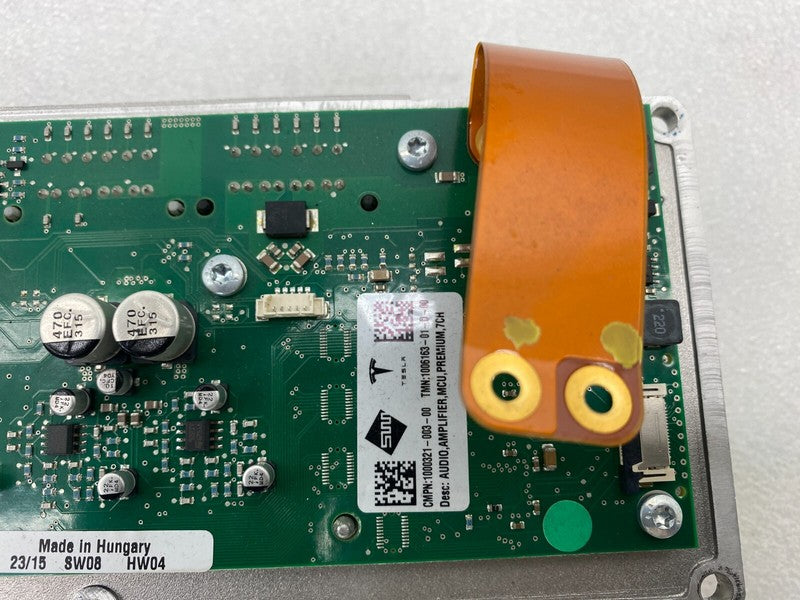 100616301D ⭕ 12-20 Tesla Model S MS Premium MCU Audio Amplifier Board Assembly 1006163-01-D