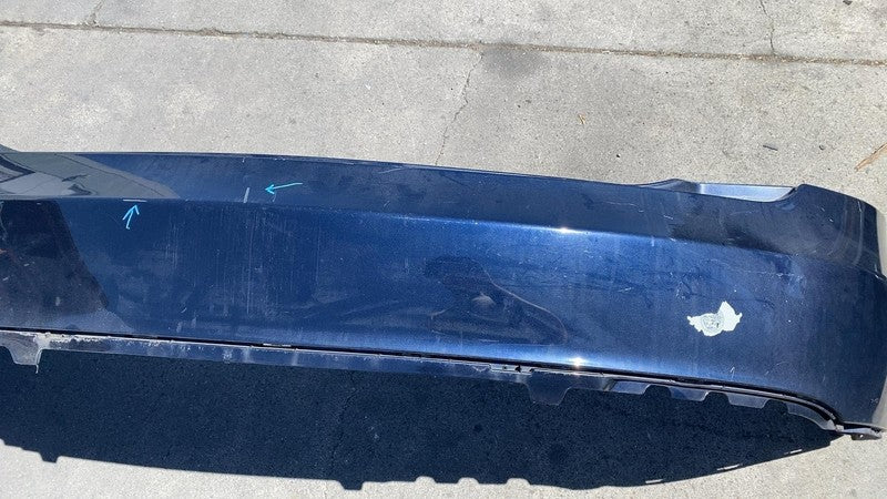 ⭕ 12-15 Tesla Model S Rear Bumper Cover w/o Park Assist Blue PMMB 6008