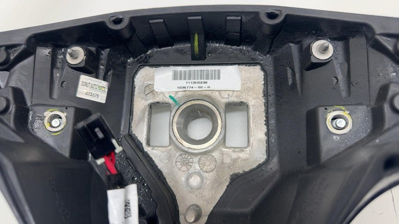 ⭕ 2012-2020 Tesla Model S X Driver Steering Wheel Black Assembly 10367