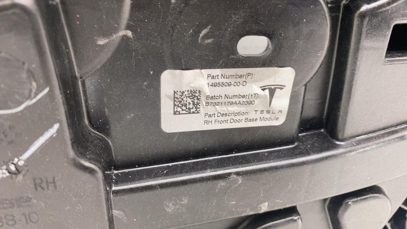 ⭕20-24 Model Y Front Right Door Window Regulator & Motor w/ Carrier 14