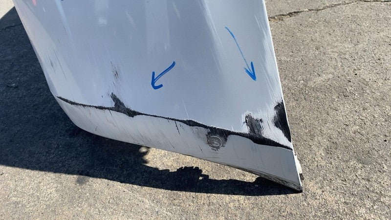 ⭕ 2017-2022 Tesla Model 3 M3 Rear Bumper Fascia Cover w/ Sensor Holes White PPSW