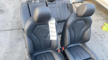 2021 BMW 530e Front & Rear Seat + Bolster Perforated Black Set of 4
