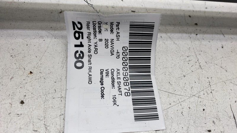 ⭕ 10-24 Lincoln Navigator Rear Right CV Axle Shaft Halfshaft AWD AL14-