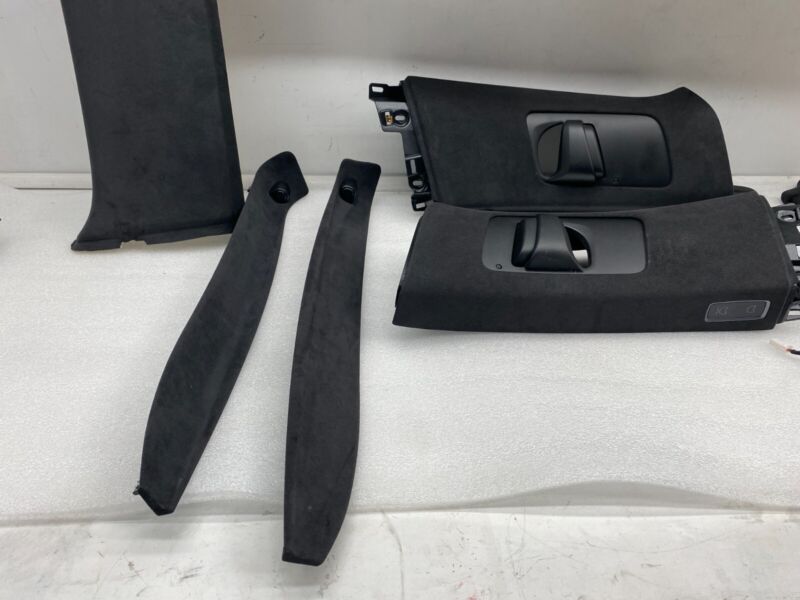 2016-2020 Tesla Model X Headliner A-Pillar + Upper B-Pillar w/ Sunvisor & Bezel