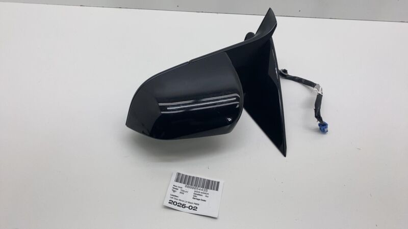 1594111-00-B 2020-2024 Tesla Model Y Front Left Exterior Rear View Door Mirror LH Black PBSB