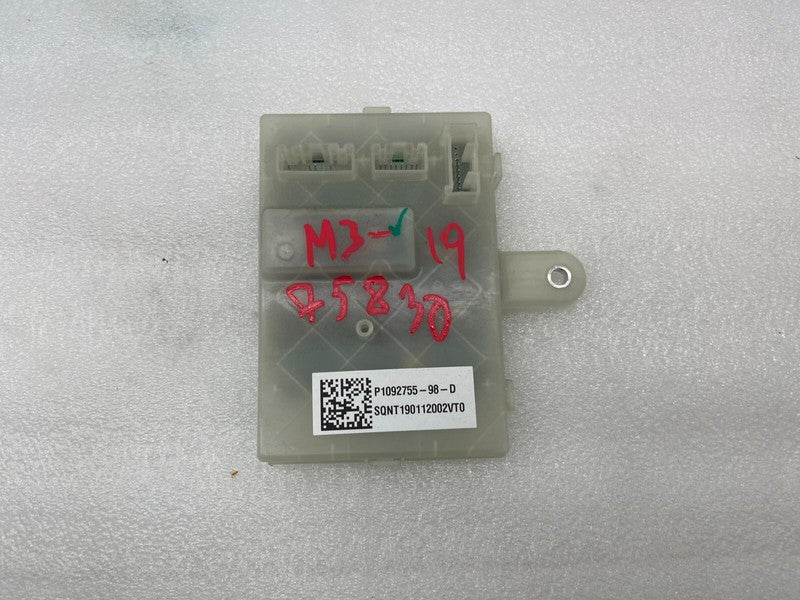 109275598D 17-20 Tesla Model 3 GEN 3 Charge Port Controller ECU Control Module 1092755-98-D