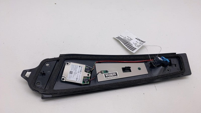 110043700E 2017-2023 Tesla Model 3 Left B-Pillar Applique Glass Trim Molding w/ Camera LH