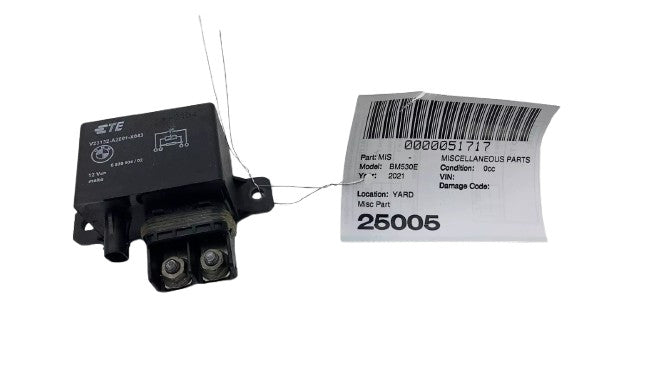 2018 2019 2020 2021  BMW 530e G30 High Power Current Relay w/ Retentio