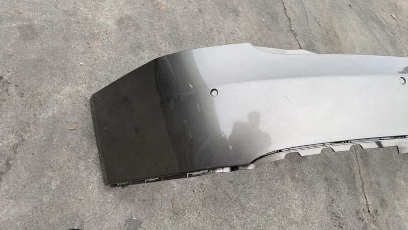600817900E 2012-2015 Tesla Model S MS Rear Bumper Cover w/ Park Sensor & Harness Brown PPTI