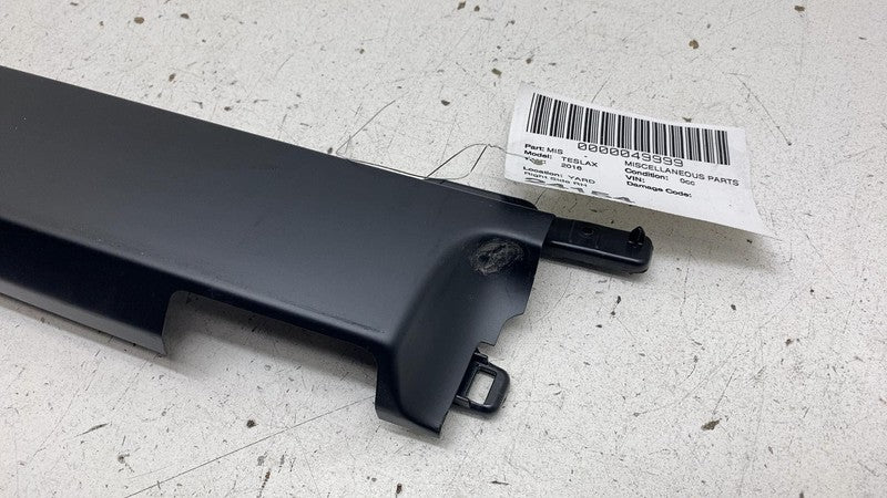 106255000 2016-2020 Tesla Model X Rear Passenger Side Falcon Door Top Trim Panel Right OEM