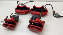 ⭕ 19-20 Model X SET of Brake Caliper Red w/ Hose Line 1078541-01-B/1078542-01-B