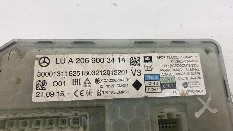 A 206 900 34 14 ⭕ 2022 Mercedes-Benz EQS 450+ Ignition Control Module Unit Assembly A2069003414