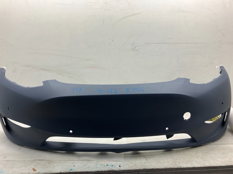 ⭕ 2020-2022 Tesla Model Y MY Front Fascia Bumper Cover w/ Park Sensor Hole Assy