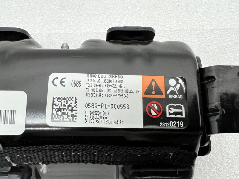 1005260-00-H 2016-2020 Tesla Model S X Front Passenger Side Knee Safety Module Right RH Assy