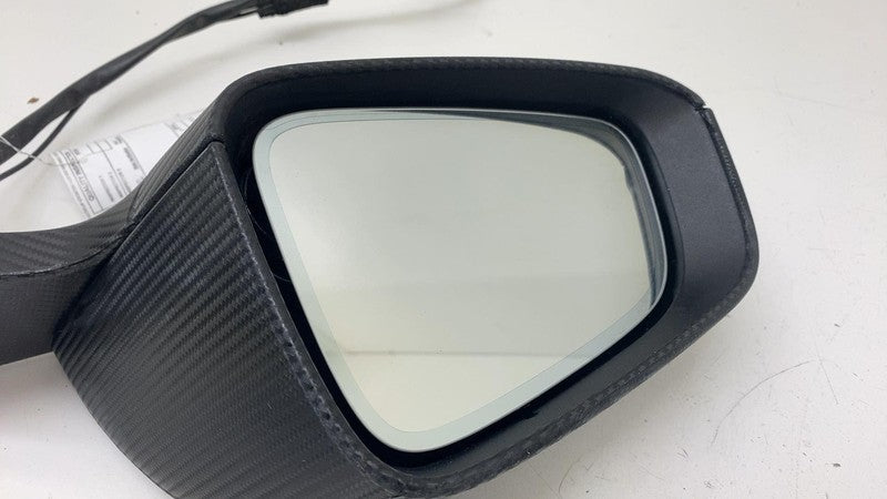 ⭕16-20 Tesla Model X Left Exterior Rear View Door Mirror White PPSW 10