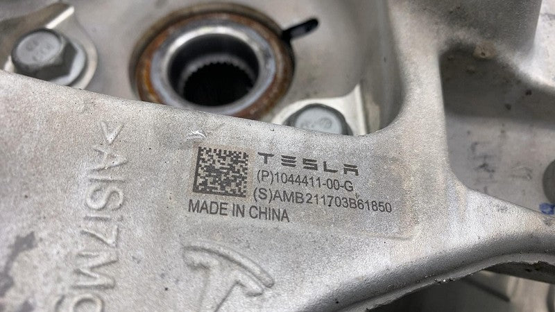 ⭕ 17-23 Model 3 M3 Rear Driver Spindle Knuckle & Shield + Hub Left 104