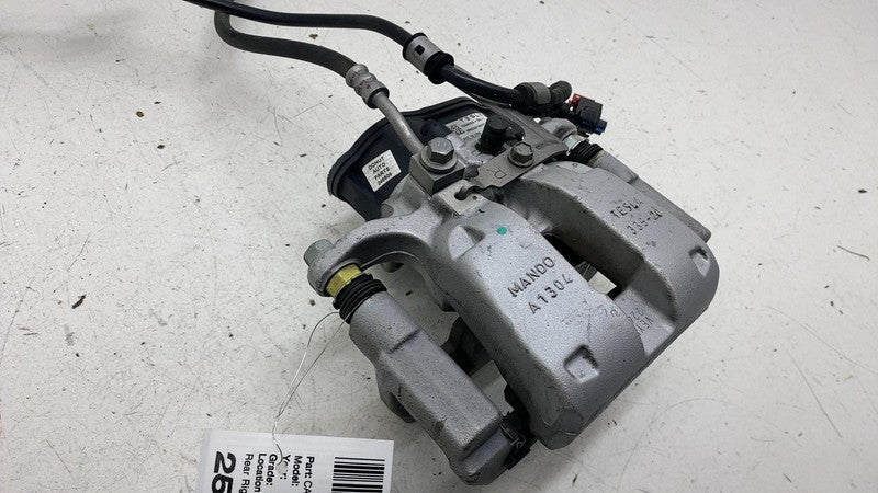 ⭕ 2017-2025 Tesla Model 3 Rear Right Caliper + Brake Hose Line BASE 10