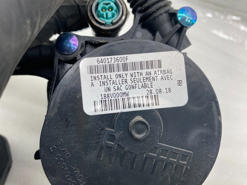 1081279 01 F ⭕ 2017-2023 Tesla Model 3 Front 1st Row Seat Belt & Retractor Right 1081279-01-F