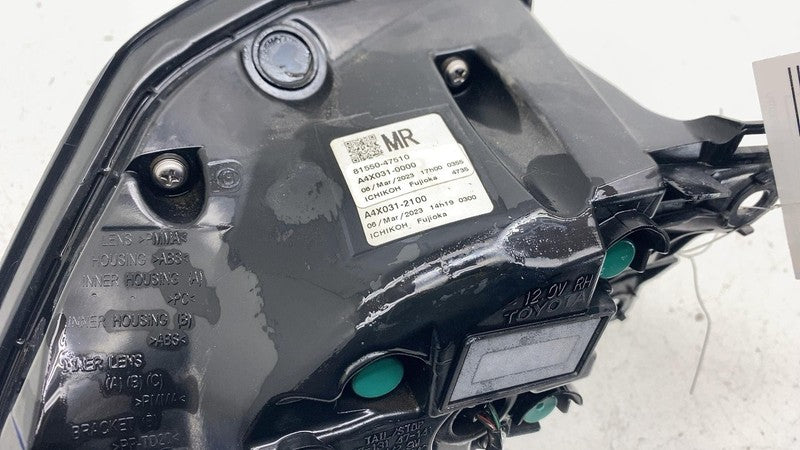 81550-47510 ⭕23-24 Toyota Prius Rear Right Quarter Panel Taillight LED Tail Lamp 81550-47510