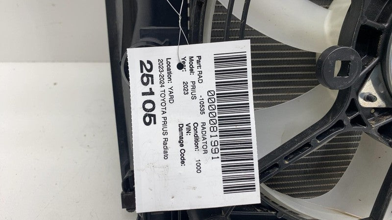 ⭕2023 2024 Toyota Prius Front Main Radiator Condenser Cooling Fan Moto