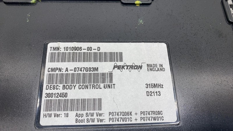 ⭕ 12-20 Tesla Model S Body Controller Control Module 315MHZ w/ Smart K