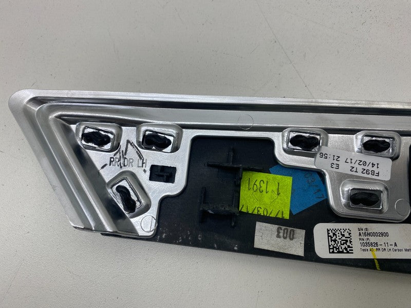 103582611A ⭕ 2016-2020 Tesla Model X MX Rear Left Door Trim Mold Card Molding 1035826-11-A