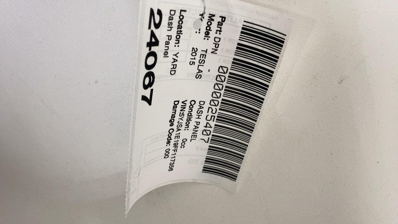 ⭕ 12-15 Tesla Model S MS Dashboard Instrument Panel Dash Trim Cover 10