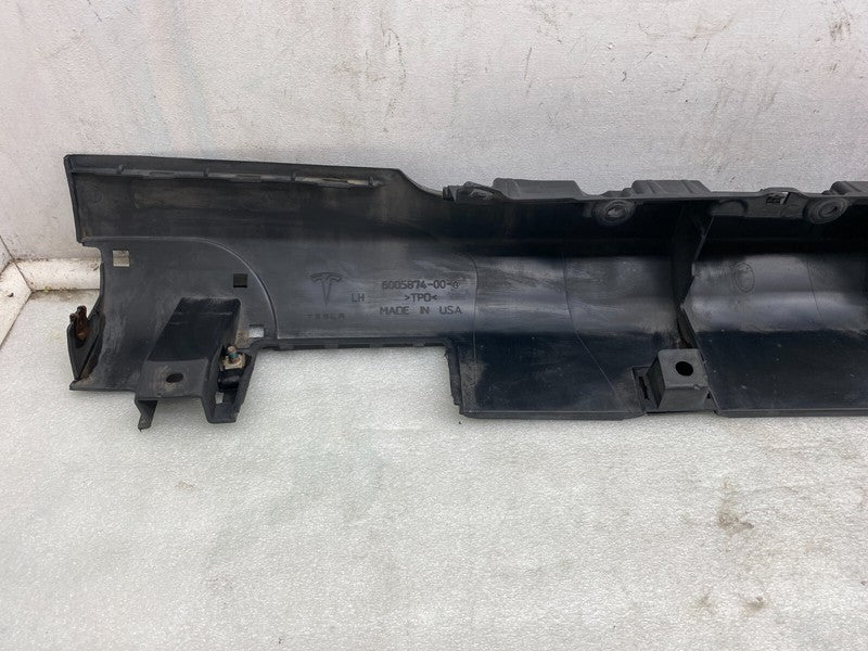 600587400G ⭕ 12-20 Tesla Model S Driver Rocker Panel Outer Sill Molding Left 6005874-00-G
