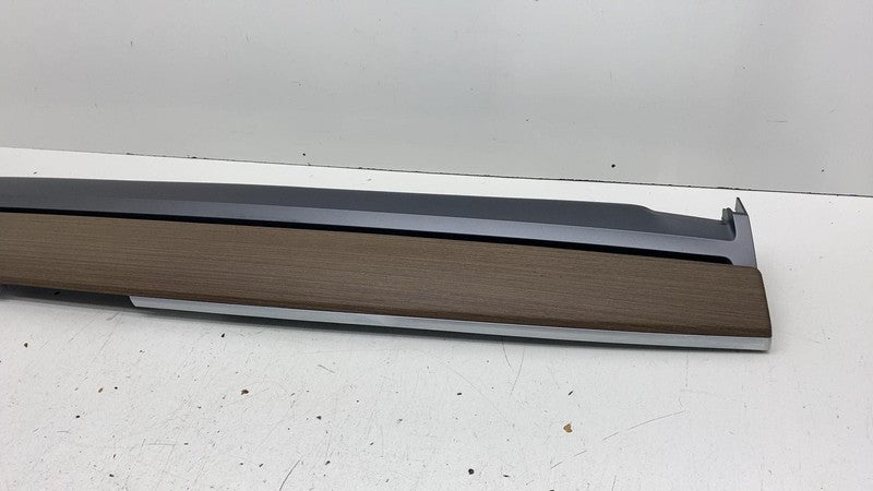 ⭕ 20-24 Model Y MY Dashboard Wood Instrument Panel Cover Trim Bezel 16