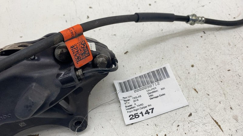 ⭕ 2012-2020 Tesla Model S MS Front Right Caliper w/ Brake Hose Line 10