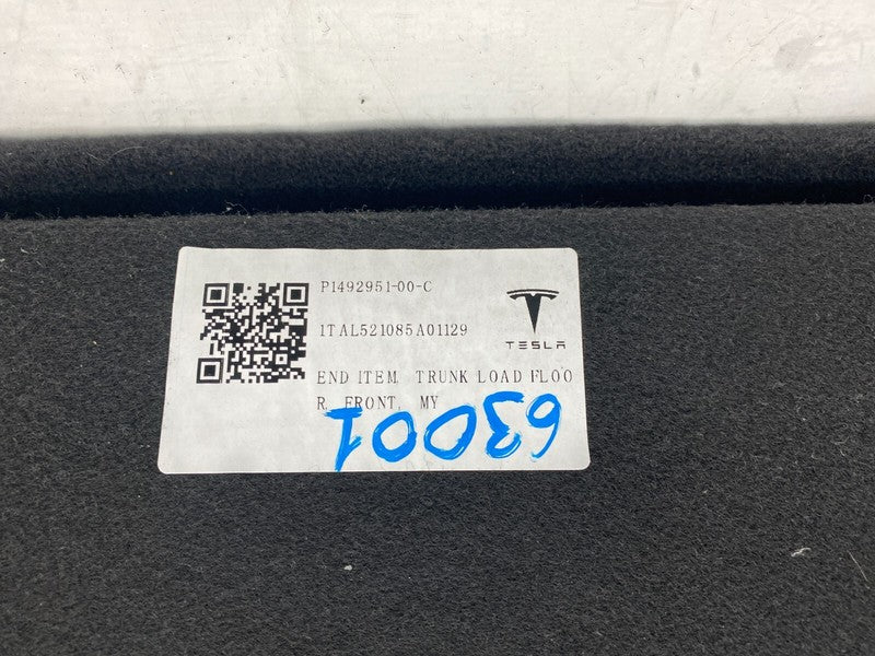 ⭕ 20-24 Model Y Front Trunk Luggage Compartment Floor Load Carpet 1492