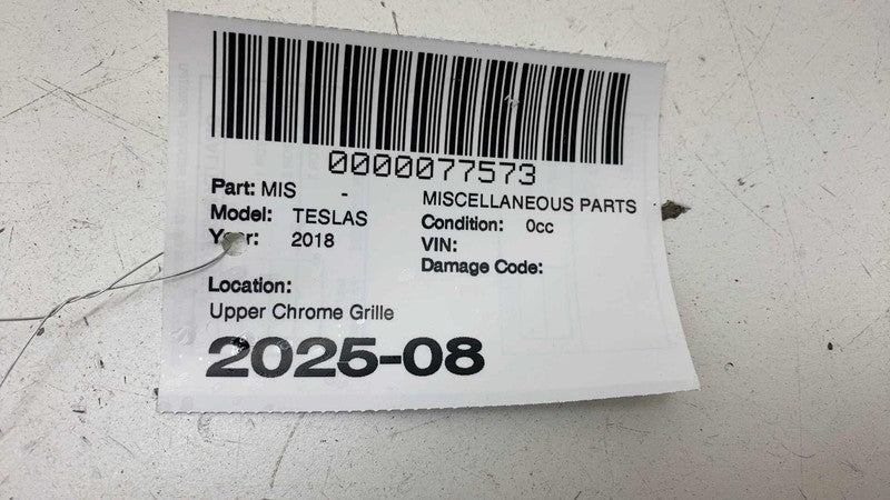 106247200F ⭕ 2016-2020 Tesla Model S MS Front Upper Grille T-badge Support Bar 1062472-00-F