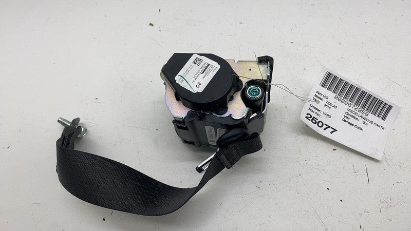 ⭕ 17-23 Model 3 M3 Rear Left or Right 2nd Row Seat Belt & Retractor 10