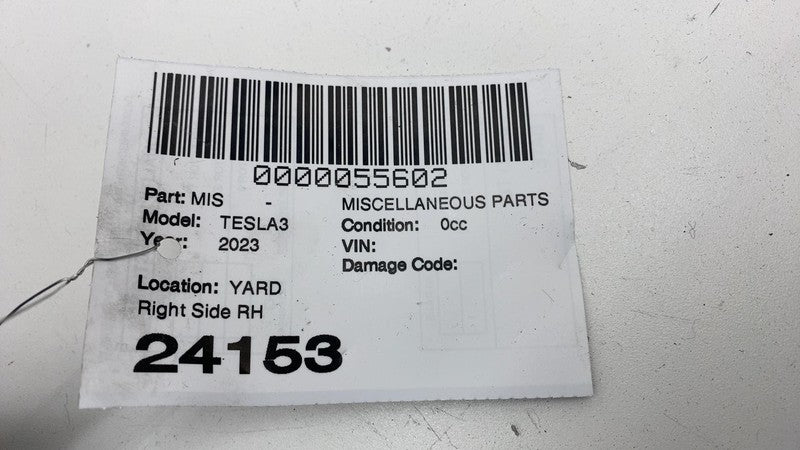 108127901H 2017-2023 Tesla Model 3 Front Passenger Side 1st Row Seat Belt & Retractor Right