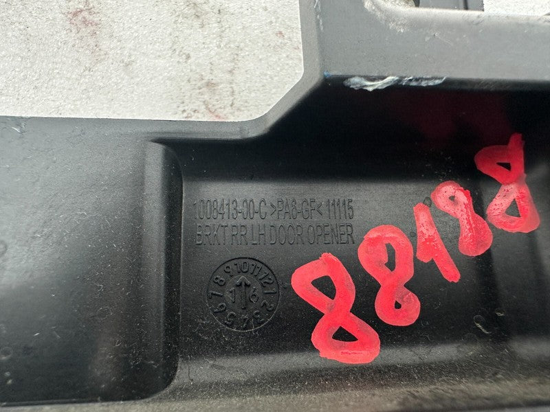 1008413 00 C ⭕ 2012-20210 Tesla Model S Rear Side Door Opener Mount Bracket Left 1008413-00-C