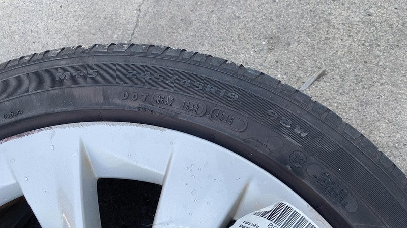 ⭕ 16-20 Model S Wheel Rim 19" inch 19x8.0+40MM w/ Tire 245/45 R19 1039