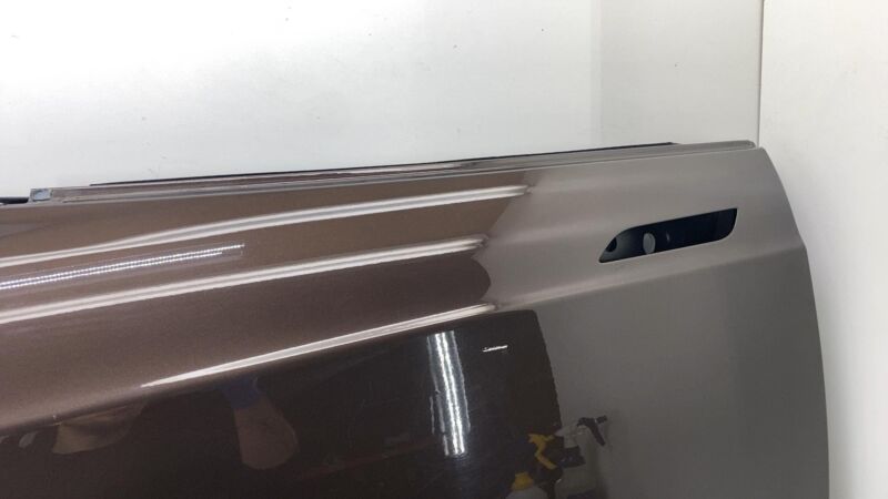 2012-2015 Tesla Model S MS Front Driver Side Door Shell Panel Left LH Brown PMAB