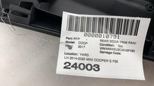⭕ 2014-2020 Mini Cooper S F55 Rear Driver Side Door Panel Trim Card Left 7322701
