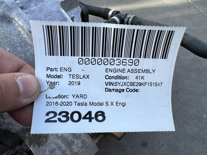 ⭕ 2016-2020 Tesla Model S X Engine Motor Rear Small Drive Unit Assy 10