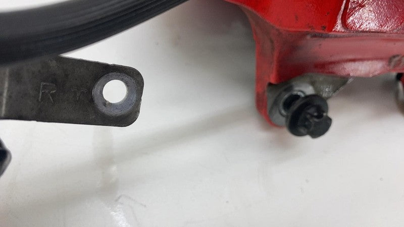 1044642 00 F ⭕ 2017-2023 Tesla Model 3 Front Performance Brake Caliper Red Right 1044642-00-F