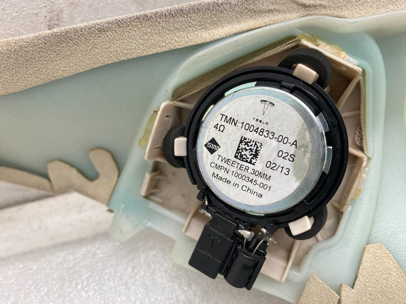 100248800B ⭕2012-2015 Model S Front Driver Side A-Pillar Upper Trim Panel Left 1002488-00-B