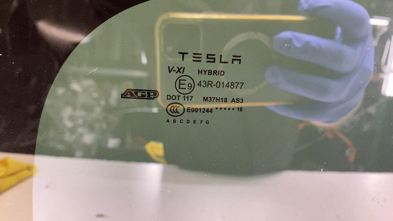 ⭕ 2016-2020 Tesla Model X MX Rear Right Side Falcon Door Roof Glass 10