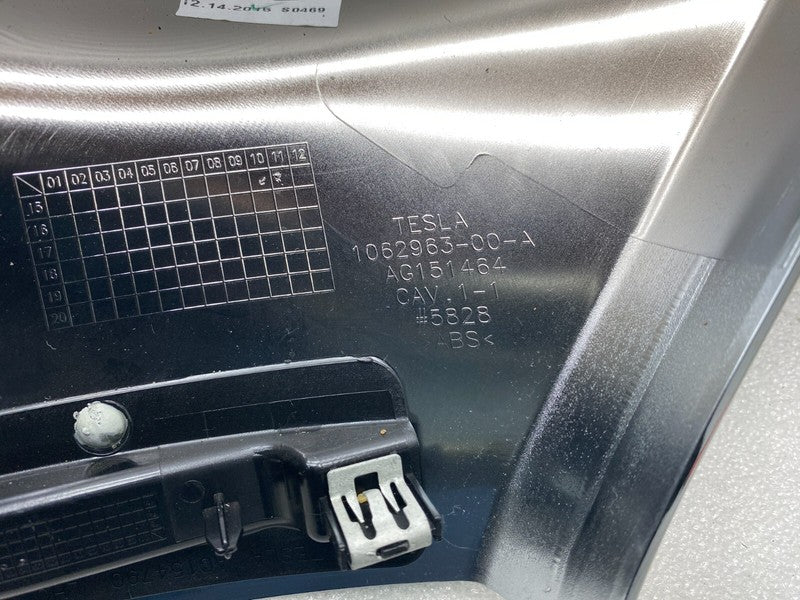 1062963 00 A ⭕2016-2022 Tesla Model X Driver Side Monopost Inner Cover Trim Left 1062963-00-A