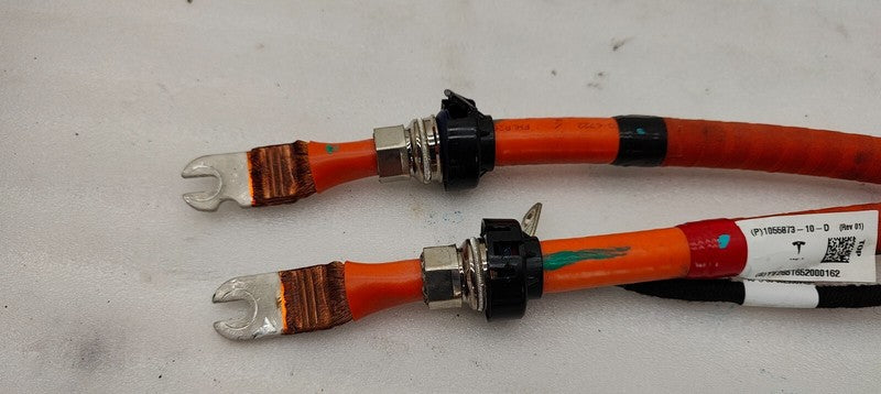 105587310D ⭕ 12-20 Model S High Voltage Inlet Charger Cable Wiring Harness OEM 1055873-10-D