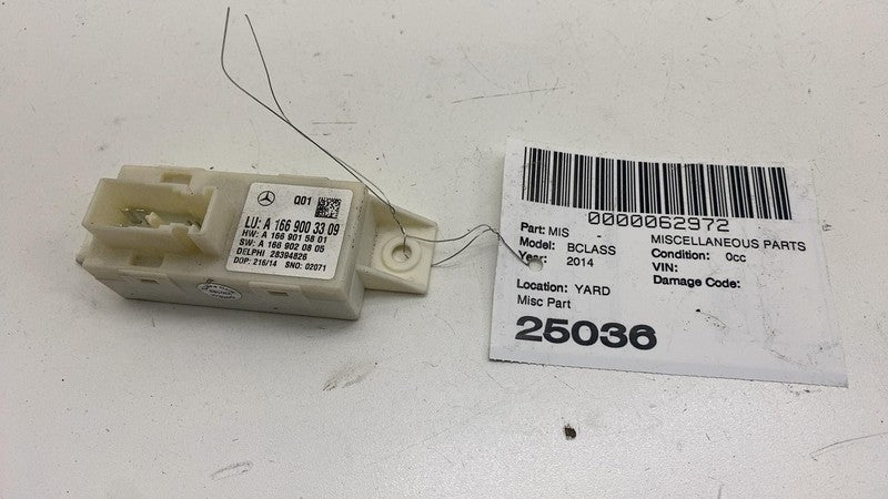A1669003309 ⭕14-16 Mercedes-Benz B-Class Headlight Range Adjuster Control Module A1669003309