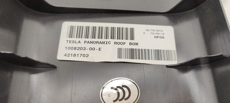 ⭕ 12-20 Model S Sunroof Headliner Panoramic Roof Bow Trim Cover OEM 10