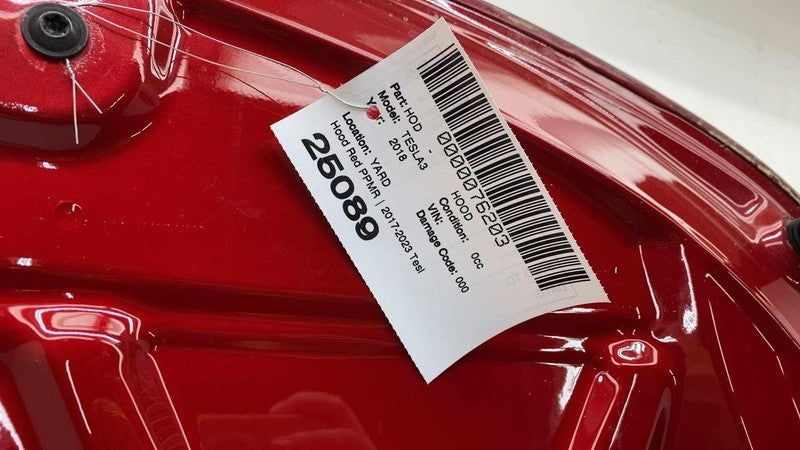 ⭕ 2017-2023 Tesla Model 3 M3 Front Hood Bonnet Shell Panel Cover Assy Red PPMR