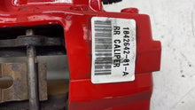 2012-2020 Tesla Model S Rear Passenger Side Caliper Red w/ Brake Hose Line Right