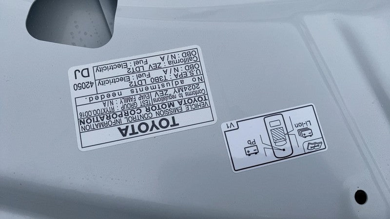 2023 2024 2025 Toyota bZ4X Hood Panel Bonnet Shell Assembly OEM White Aluminum